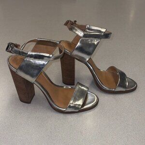 Coach Lexey Mirror Metallic Heel